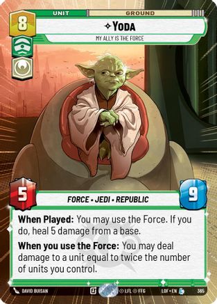 Yoda - My Ally is the Force (Hyperspace) (365) - Legends of the Force
