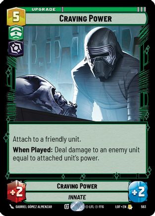 Craving Power (Foil) (593) - Legends of the Force Foil