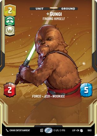 Gungi - Finding Himself (Prestige Foil) (1083) - Legends of the Force Foil