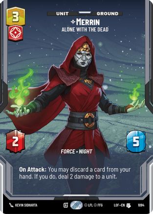 Merrin - Alone with the Dead (Prestige Foil) (1094) - Legends of the Force Foil