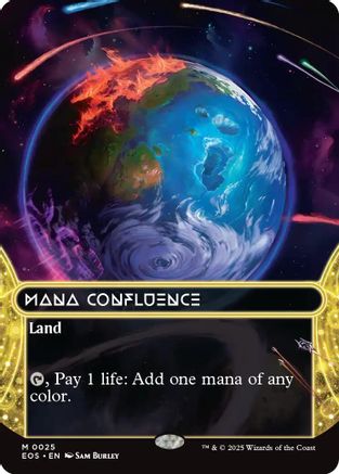 Mana Confluence (0025) (Borderless) (EOS-025) - Edge of Eternities: Stellar Sights