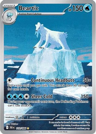 Beartic - 110/086 110 - SV Black Bolt Holofoil