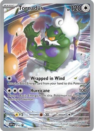 Tornadus - 210 210 - SV Scarlet & Violet Promo Cards Holofoil