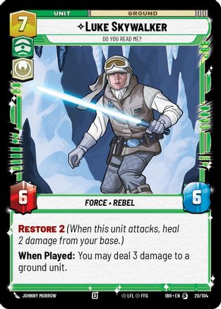 Luke Skywalker - Do You Read Me? (20/104) - Intro Battle Hoth