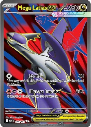 Mega Latias ex - 163/132 163 - ME01 Mega Evolution Holofoil