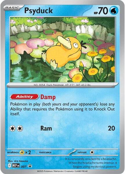 Psyduck - 007 7 - ME Mega Evolution Promo Holofoil