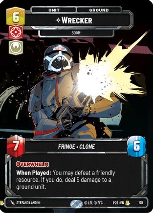 Wrecker - Boom! (125) - Sector and Regional Promos Season 1 Foil