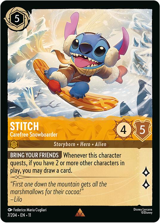 Stitch - Carefree Snowboarder