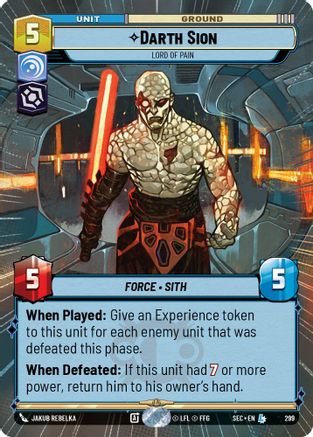 Darth Sion - Lord of Pain (Hyperspace) (299) - Secrets of Power