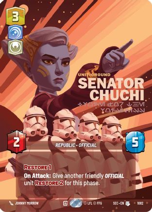 Senator Chuchi - Voice for the Voiceless (Prestige Foil) (1082) - Secrets of Power Foil