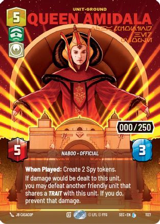 Queen Amidala - Championing Her People (Serialized) (1127) - Secrets of Power Foil