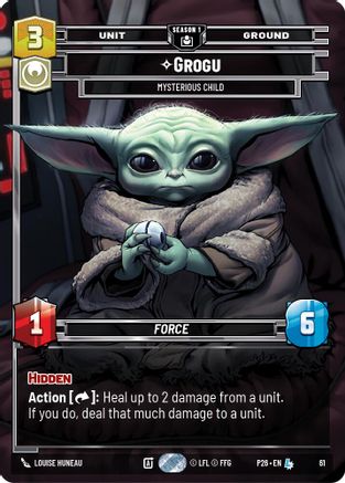 Grogu - Mysterious Child (61) (61) - Sector and Regional Promos Season 1 Foil