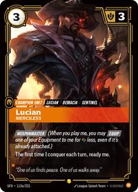 Lucian, Merciless (Alternate Art)