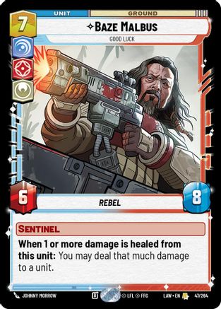Baze Malbus - Good Luck (47/264) - A Lawless Time
