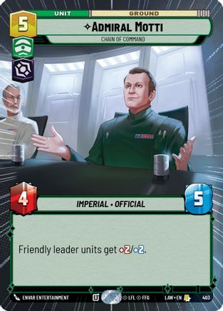Admiral Motti - Chain of Command (Hyperspace) (403) - A Lawless Time