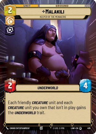 Malakili - Keeper of the Menagerie (Hyperspace) (476) - A Lawless Time