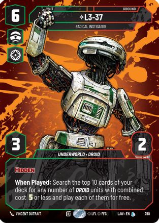 L3-37 - Radical Instigator (Prestige) (790) - A Lawless Time