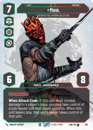 Maul - Master of the Shadow Collective (Prestige) (815) - A Lawless Time