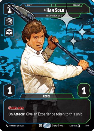 Han Solo - Hibernation Sick (Prestige Foil) (850) - A Lawless Time Foil