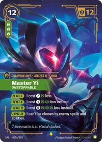 Master Yi, Unstoppable (Alternate Art)