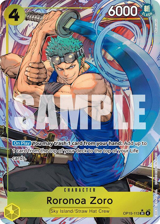 Roronoa Zoro (OP15-113) (Alternate Art)