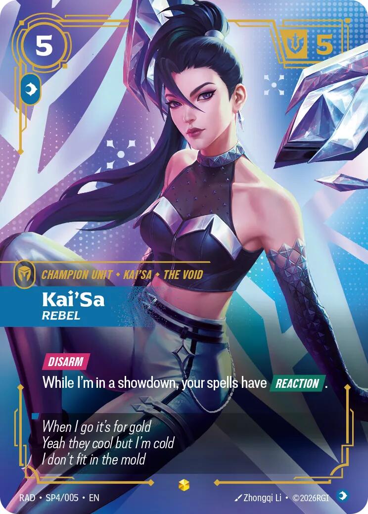 Kai'Sa, Rebel (K/DA Special Art Card)