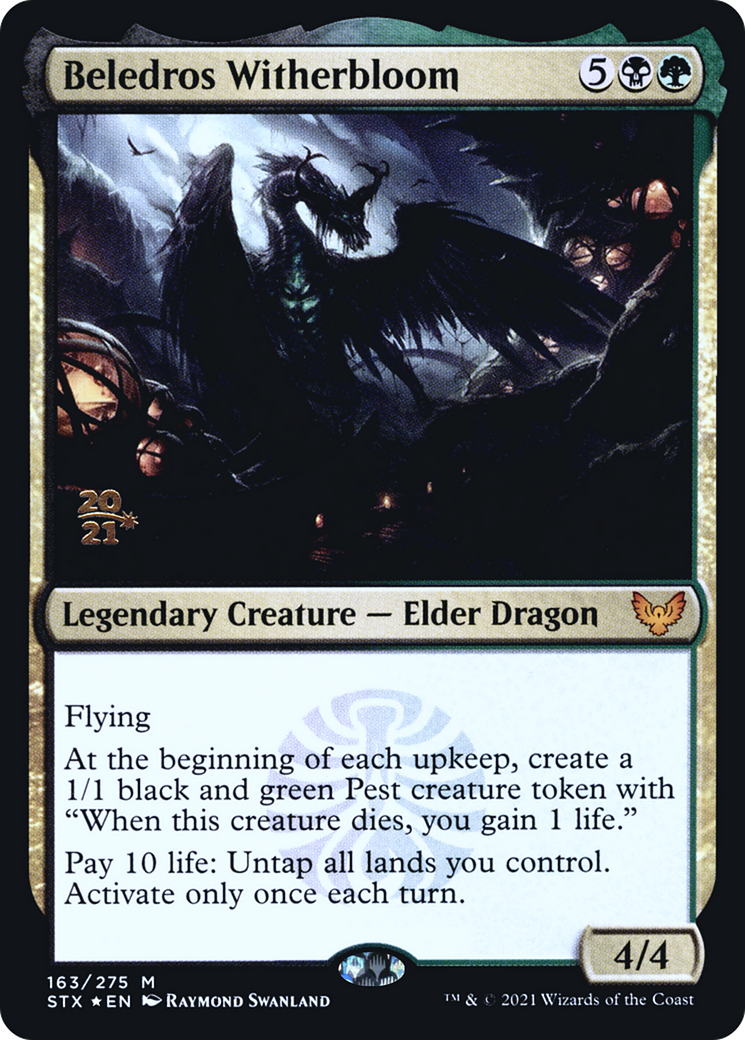 Beledros Witherbloom (PRE-163S) - Strixhaven: School of Mages Promos Foil