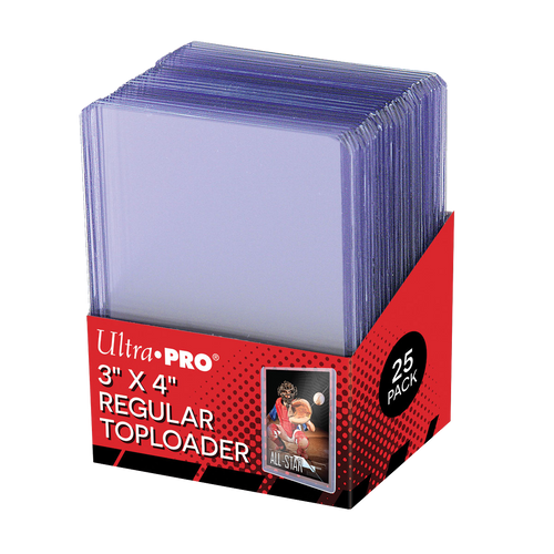 Ultra Pro 3" x 4" Clear Regular Toploaders (25ct)