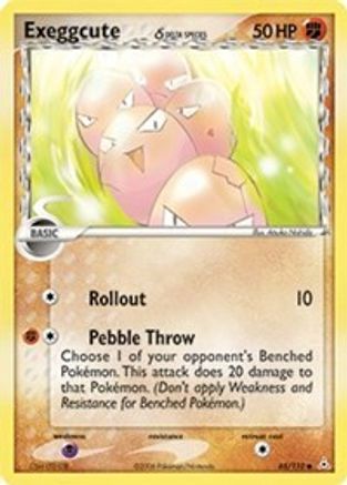 Exeggcute (Delta Species) 65/110 - Holon Phantoms