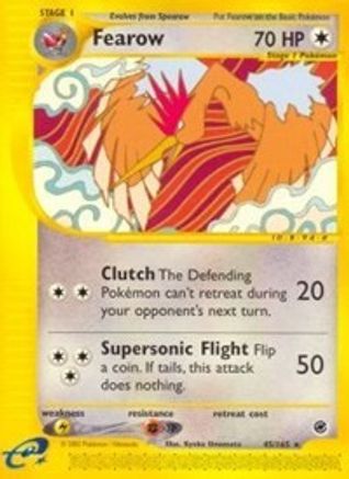 Fearow (45) 45/165 - Expedition Reverse Holofoil