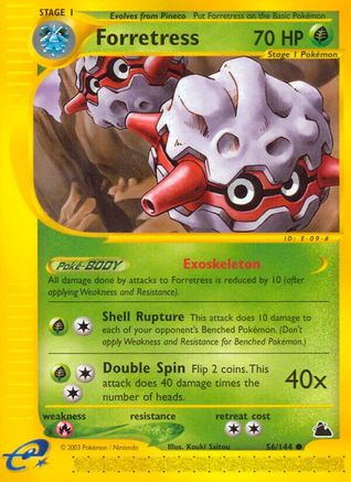 Forretress (56) 56/144 - Skyridge Reverse Holofoil