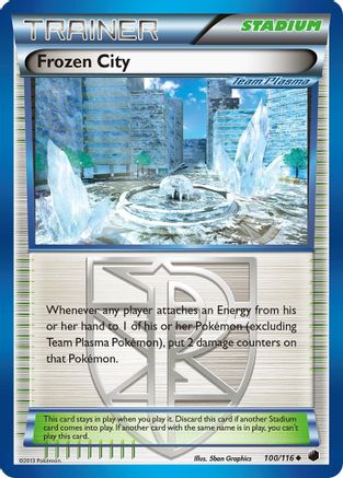 Frozen City (Team Plasma) 100/116 - Plasma Freeze Reverse Holofoil