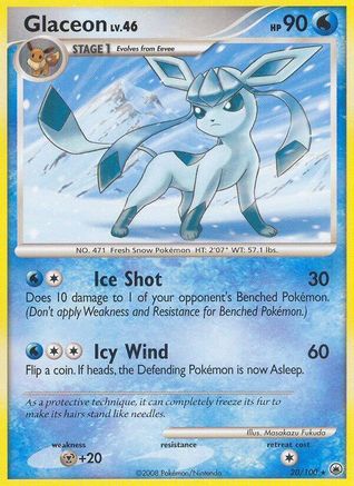 Glaceon (20) 20/100 - Majestic Dawn Reverse Holofoil