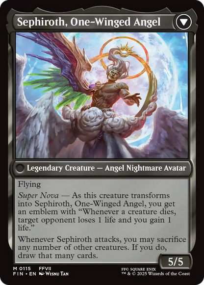 Sephiroth, Fabled SOLDIER // Sephiroth, One-Winged Angel (FIN-115) - FINAL FANTASY