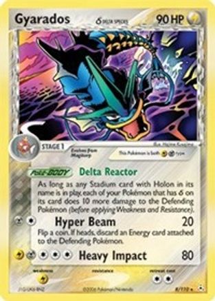 Gyarados (Delta Species) 8/110 - Holon Phantoms Reverse Holofoil