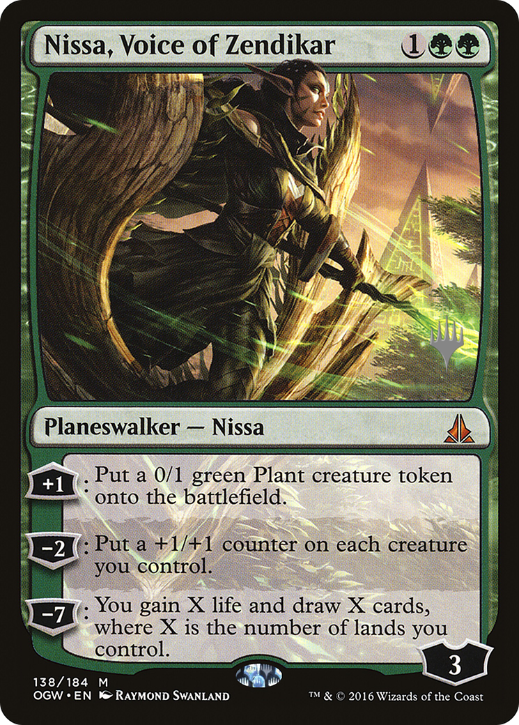 Nissa, Voice of Zendikar (PPIKO-138) - Oath of the Gatewatch Promos Foil