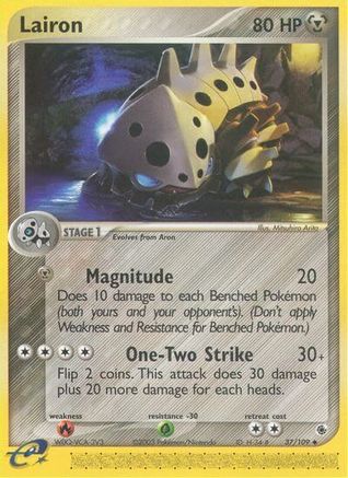 Lairon - 37/109 37/109 - Ruby and Sapphire Reverse Holofoil