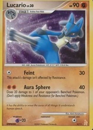 Lucario - DP Trainer Kit Manaphy & Lucario Holofoil