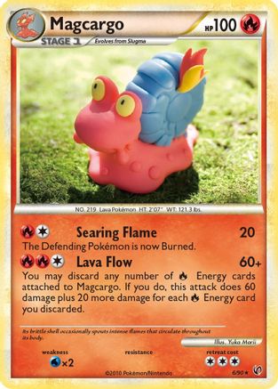 Magcargo 6/90 - Undaunted Reverse Holofoil