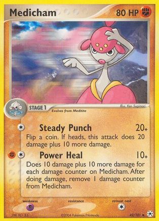 Medicham - 42/101 42/101 - Hidden Legends Reverse Holofoil