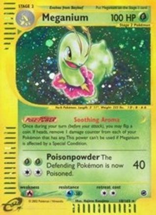 Meganium (18) 18/165 - Expedition Holofoil