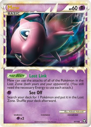 Mew (Prime) 97/102 - Triumphant Holofoil