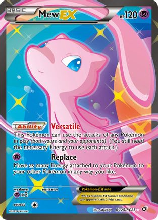 Mew EX (Full Art) RC24/113 - Legendary Treasures Radiant Collection Holofoil