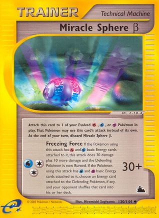 Miracle Sphere Beta 130/144 - Skyridge Reverse Holofoil