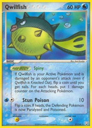 Qwilfish 27/109 - Team Rocket Returns