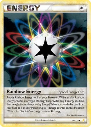 Rainbow Energy 104/123 - HeartGold SoulSilver Reverse Holofoil