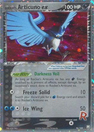 Rocket's Articuno ex 96/109 - Team Rocket Returns