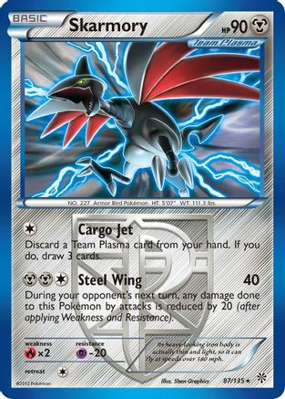 Skarmory (Team Plasma) 87/135 - Plasma Storm
