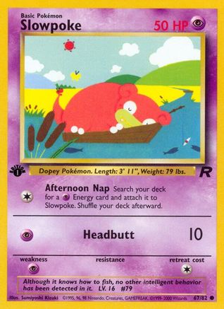 Slowpoke 67/82 - Team Rocket Unlimited