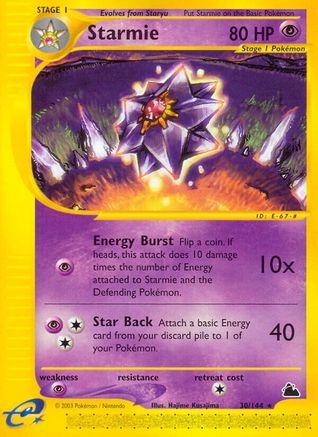 Starmie (30) 30/144 - Skyridge